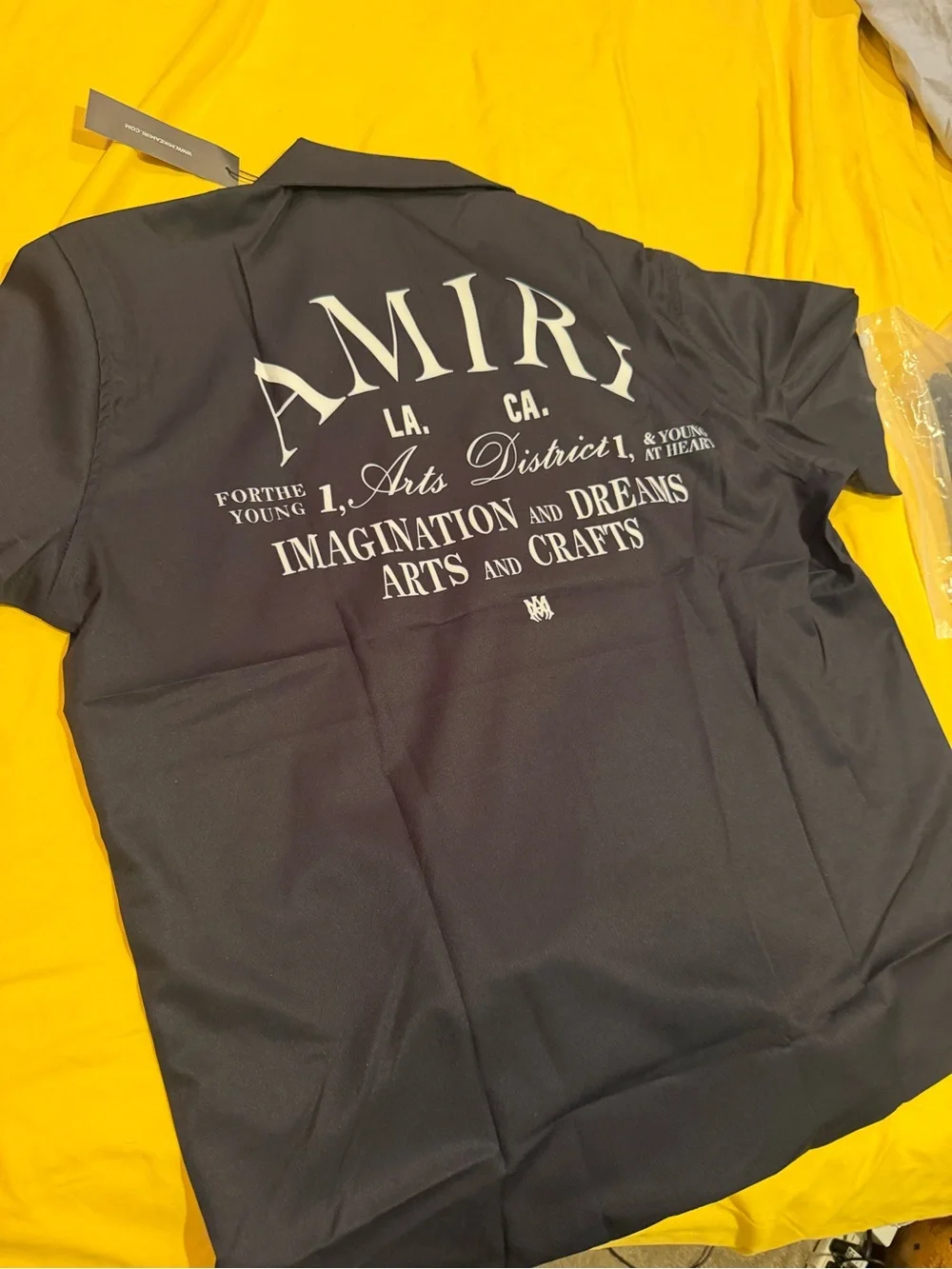 AMIRI Arts District Bowling Shirt